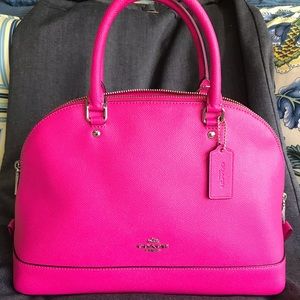 Coach Saffiano Leather Satchel and wallet